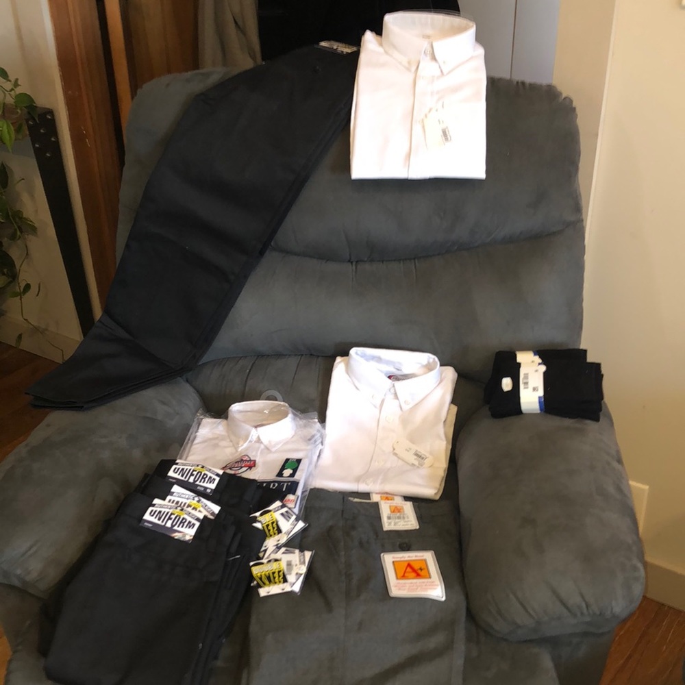 Lot of boys size 10 school uniforms     brand new with tags